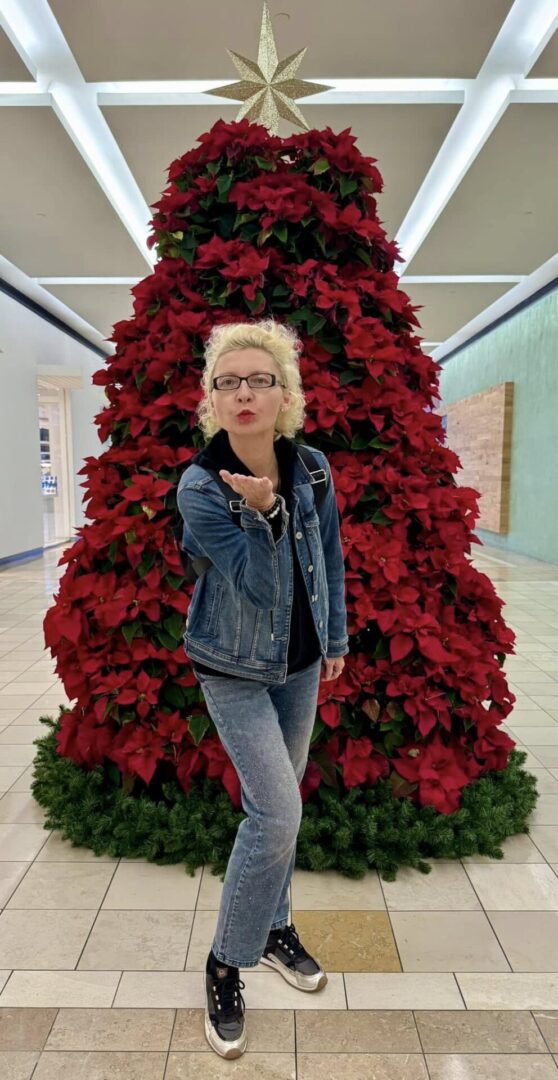 Christmas energy vibrating through everything