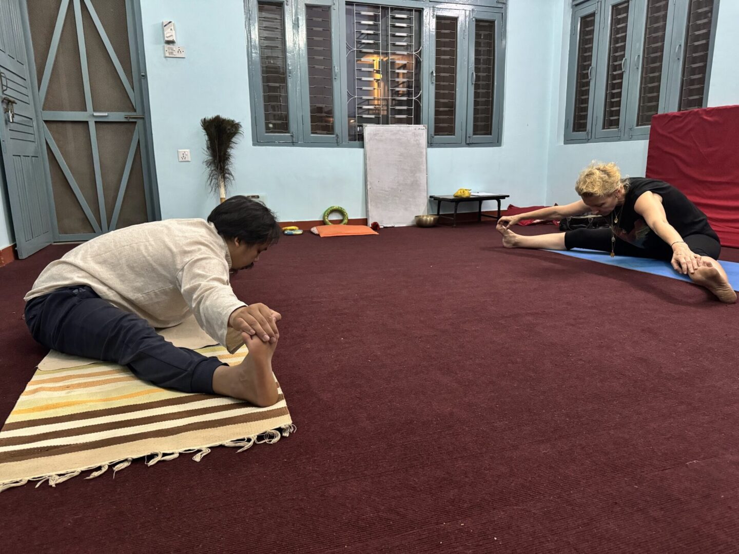 With Guru Sri Antaryogi Chaitanya Sri Kendra Prakash, Pokhara, Nepal, April,8th, 2024